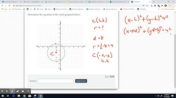geo 12.5 - circles in the coordinate plane #1