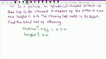 Mensuration  : - ( Volumes and surface area ; Solving problems ) - 19.