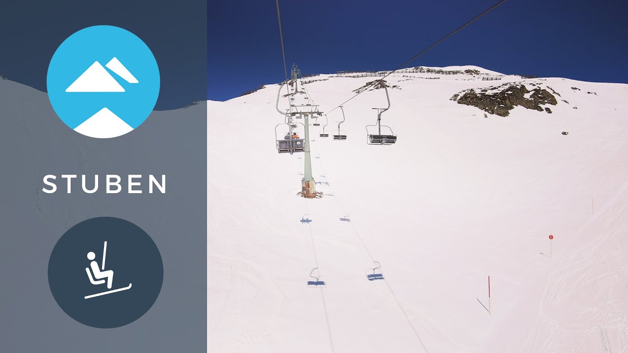 Stuben am Arlberg, Austria | Albonagrat chairlift | Piste View - YouTube