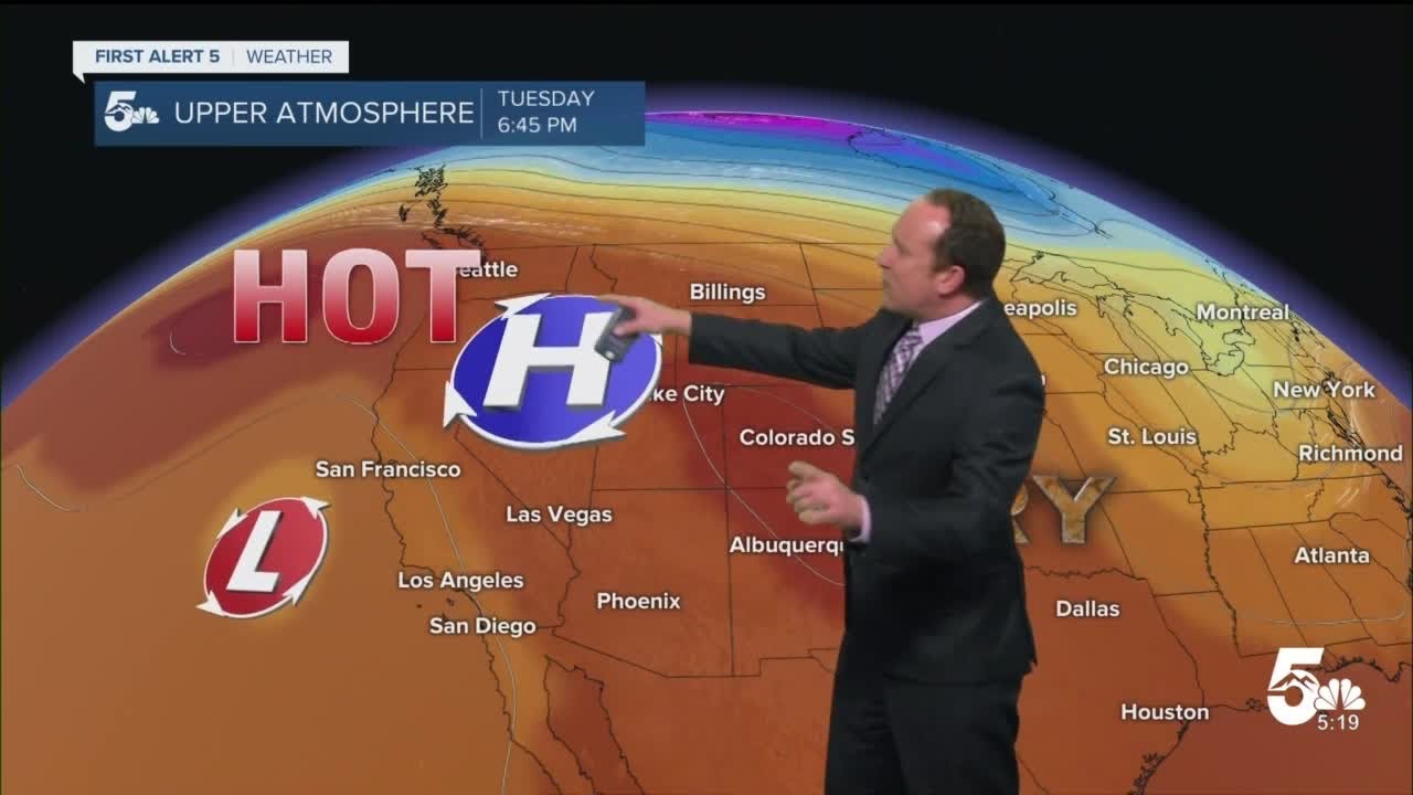 Warming begins Tuesday with the heat here to stay - YouTube