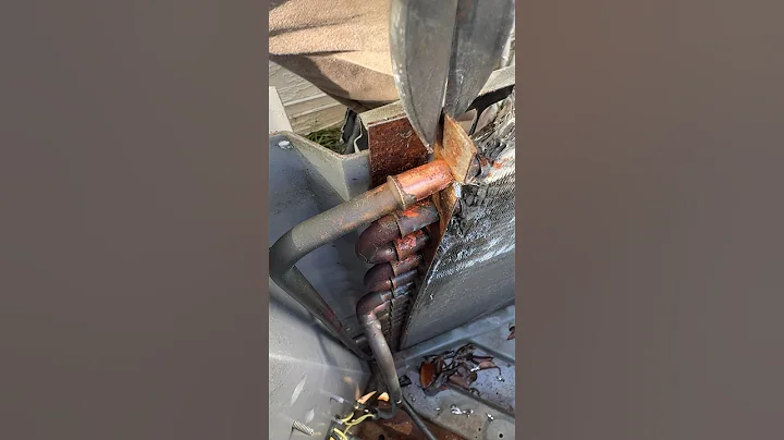 Condenser COIL LEAK Repair #hvac #airconditioning  #hvacrepair