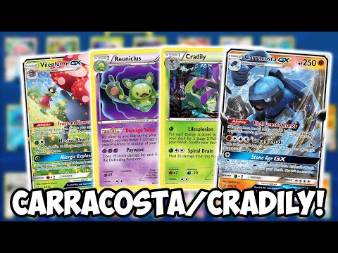 Can’t KO Carracosta GX! Busted Cradily Box Deck! Reuniclus Vileplume Combo PTCGO