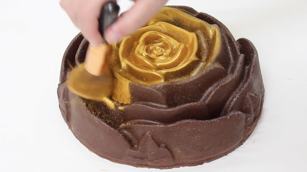 Open Rose Silicone Chocolate Candy Mold