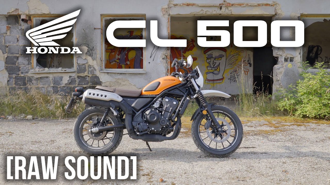[RAW SOUND] [4K] Honda CL500 2023 riding this little punk