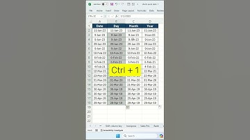 Excel Interview Question Day Month Year in Excel #excel #exceltips #exceltutorial #msexcel #shorts