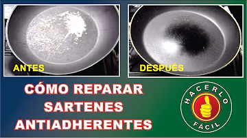 ¿Se pueden utilizar sartenes antiadherentes rayadas?