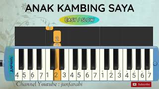 Anak Kambing Saya - pianika slow /pelan