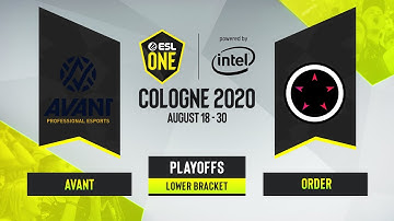 CS:GO - Order vs. AVANT [Dust2] Map 1 - ESL One Cologne 2020 - Lower Bracket - OCE