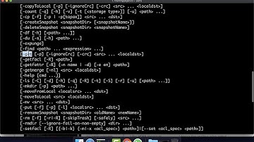 Overview of Hadoop CLI