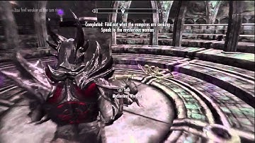 Dawnguard Walkthrough - Awakening - Skyrim