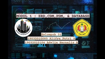 MODUL 1 ERD, CDM, PDM DAN DATABASE 19-085 & 19-104