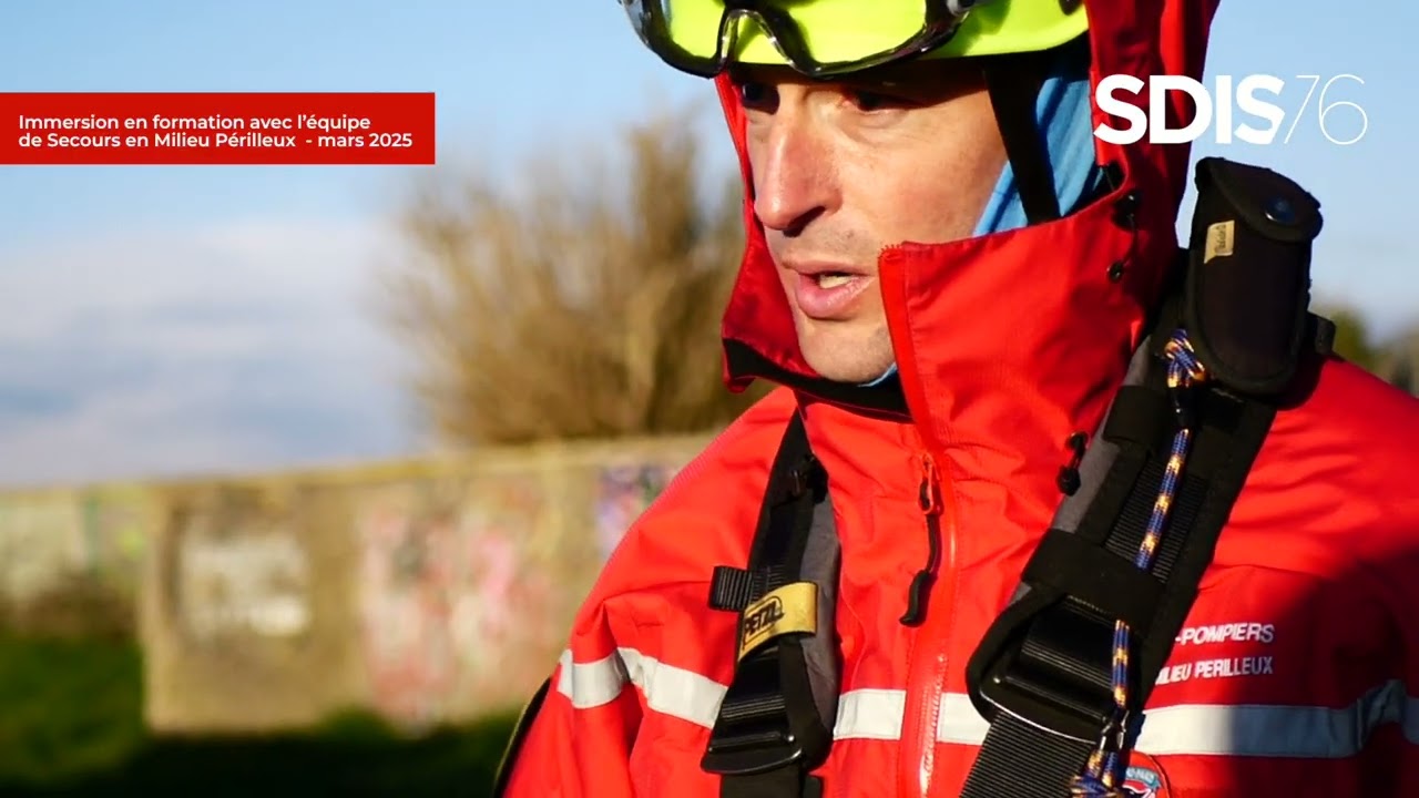 Plein format : stage des spécialistes du secours en milieu périlleux au Havre