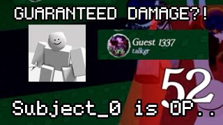 Getting A Full Lobby Wipe With Op Subject 0 Skin Roblox Forsaken