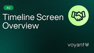Timeline screen overview Voyant AdviserGo screenshot 4