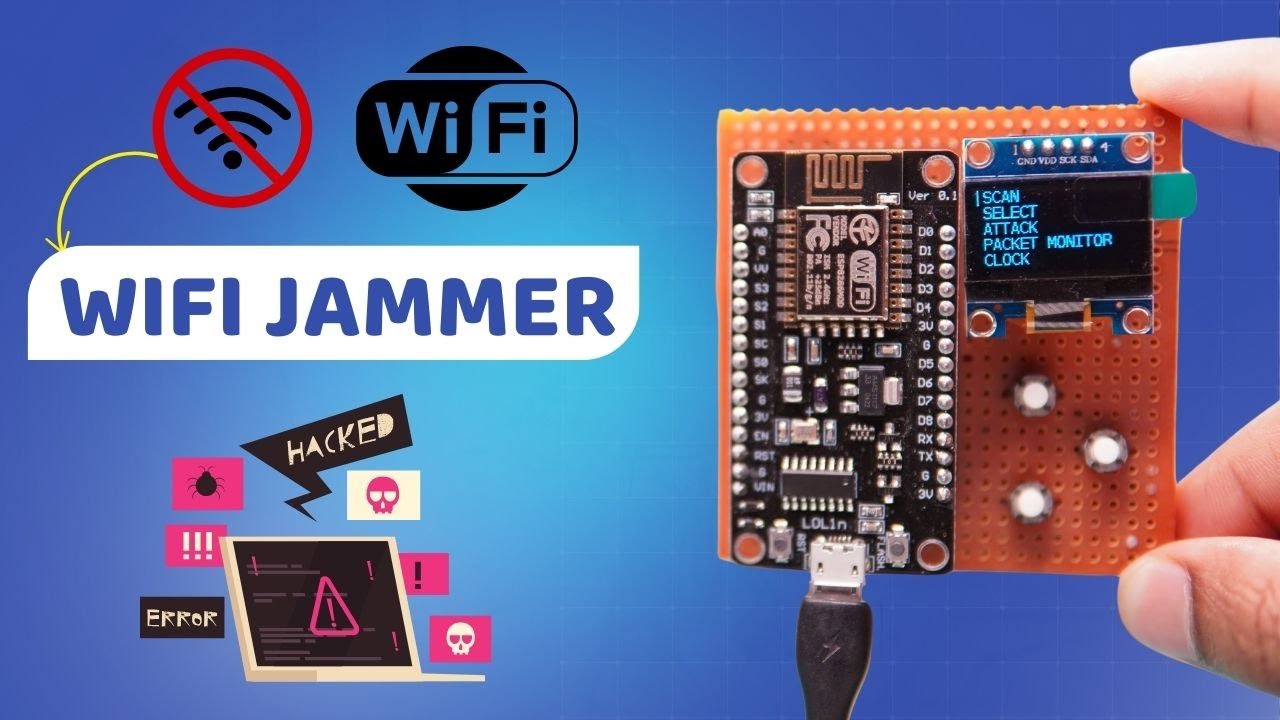 Build a WiFi Deauther Device with ESP8266 NodeMCU | Step-by-Step Tutorial