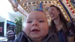 Grant's First Birthday AT THE MALL