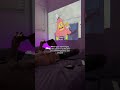 it starts chill… ends chaotic #gamingsetup #cheapprojector #hometheaterprojector