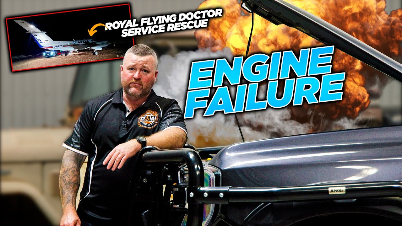 V6 Ranger Engine  FAILED! Plus a Royal Flying Doctor Rescue = A Story Like No Other!