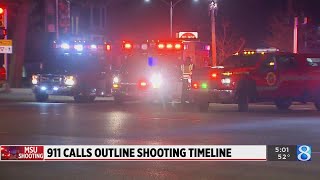 Timeline of deadly shooting at MSU campus