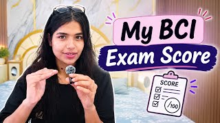 MY BCI SCORE🤷🏻‍♀️😮‍💨😬 basic computer instructor 2026 // bci exam score 🙃 #bci #sci #bciscore 