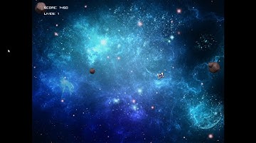 Asteroids game created on GameMaker