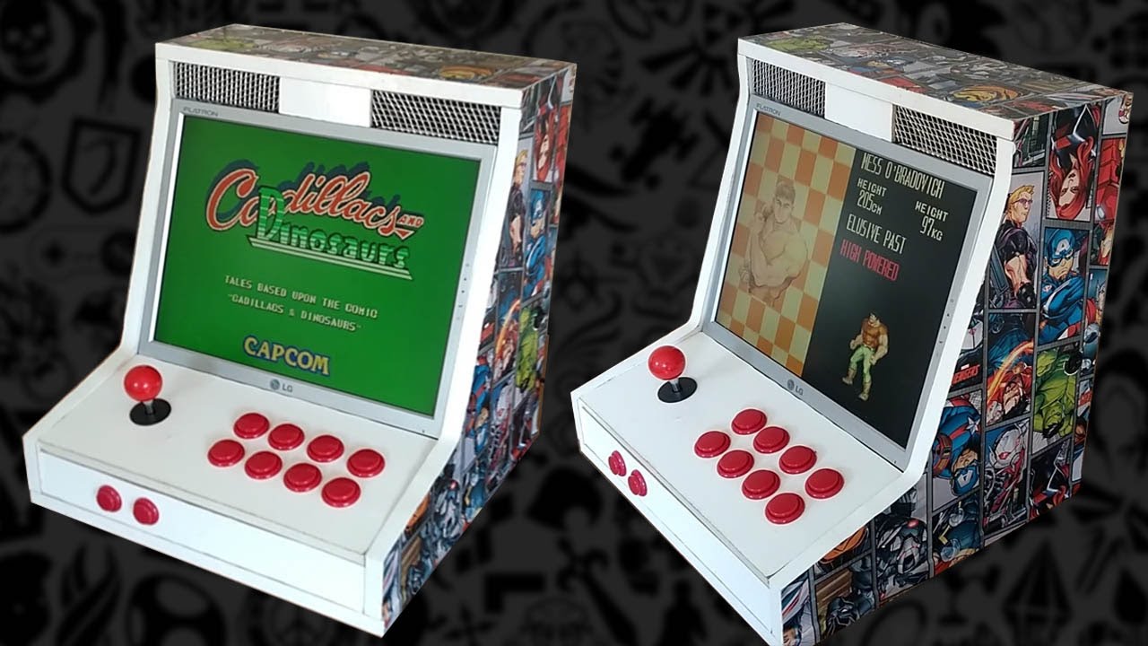 COMO FAZER UM ARCADE COM ARMÁRIO DE COZINHA!! 😲