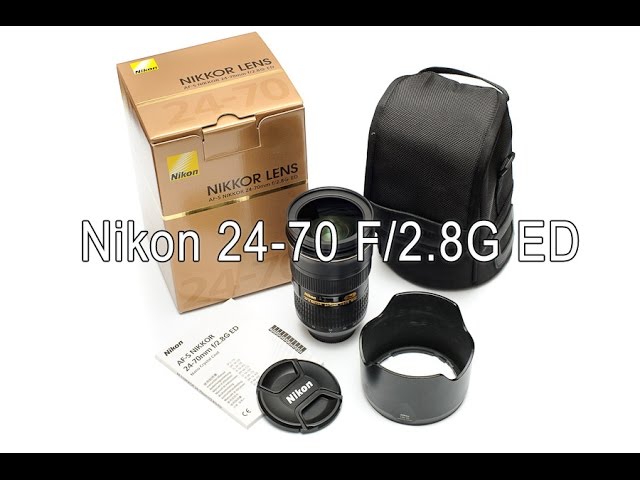 Professional Lens for photography Nikon AF-S 24-70mm f/2.8 Full