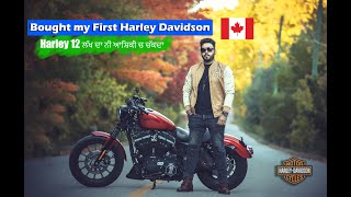 Harley Davidson Punjabi Buying Harley In Canada ਦਗ ਦਗ ਕਰ ਬਲ