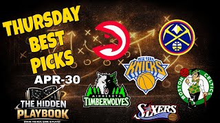 NBA Playoffs Best Picks, Analysis, Player Props|Analysis & Predictions FREE Today Wednesday April 30