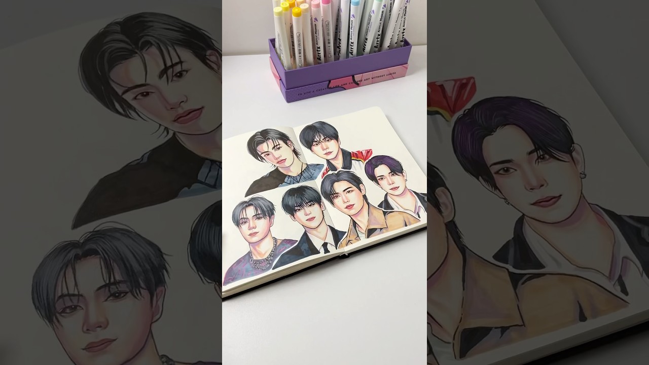 drawing niki enhypen