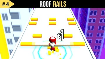 roof rails game walkthrough - running games - android games #4
