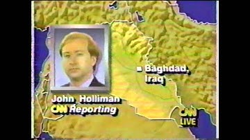 Operation Desert Storm - CNN Live News Coverage - Part 3