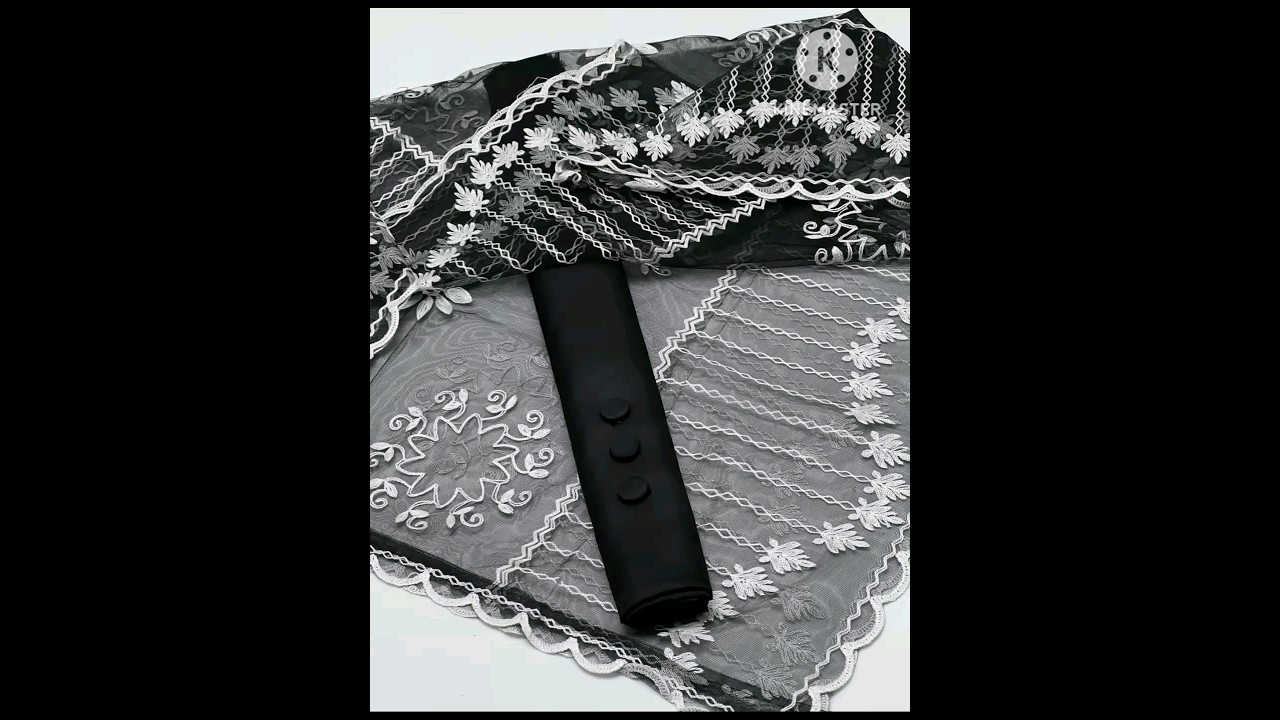 Indian cut work Kasab net dupatta katan silk three piece,