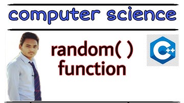Random function in c++ class 12 computer science