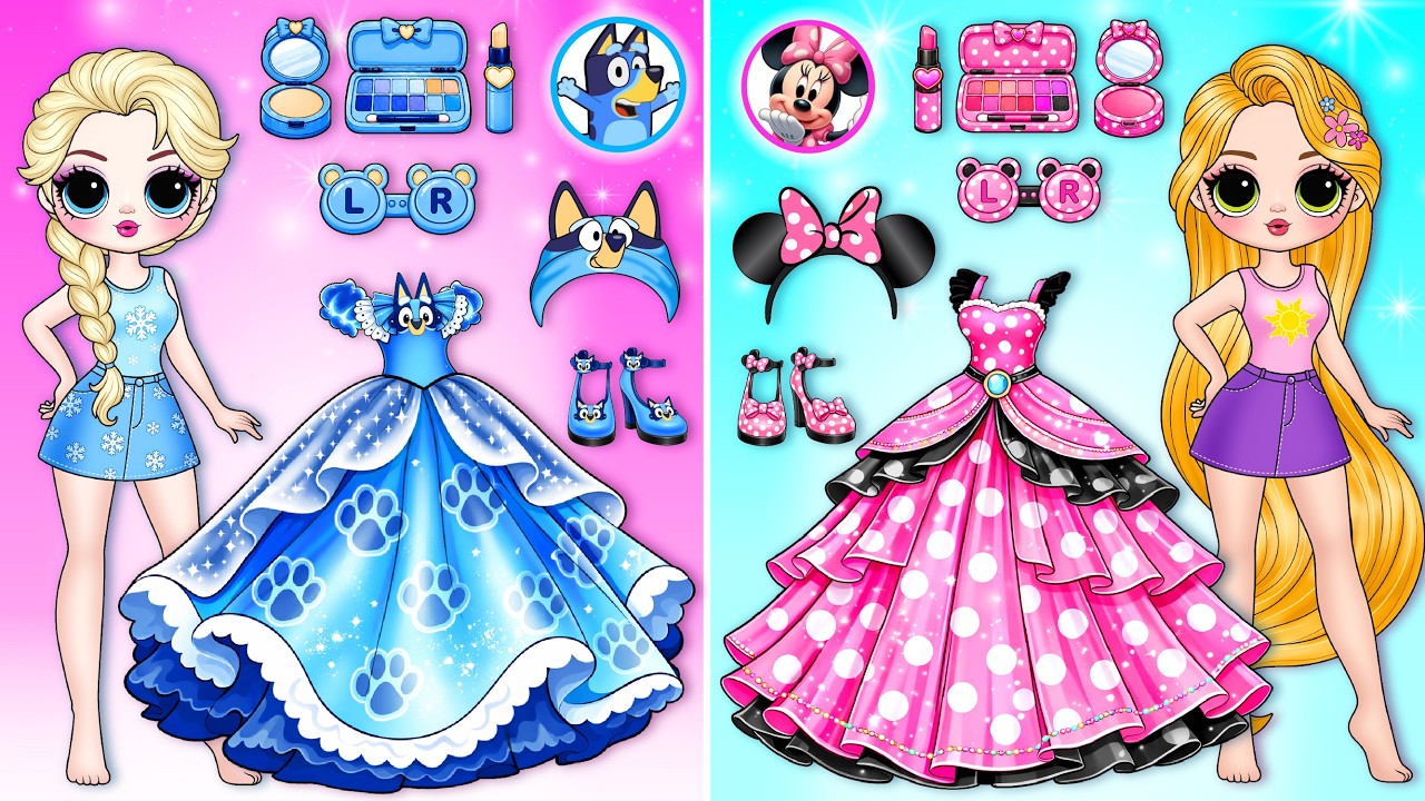 disney princess dress up videos Disney Princess Fashion Show!! Princess makeover and costume