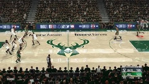 NBA 2K21 Clint Capela block Kevin Durant