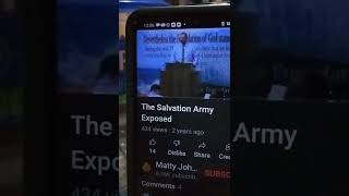 Match Highlights the salvation army exposed type that in on YouTube see what you find not good