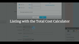 Listing with the Total Cost Calculator screenshot 4