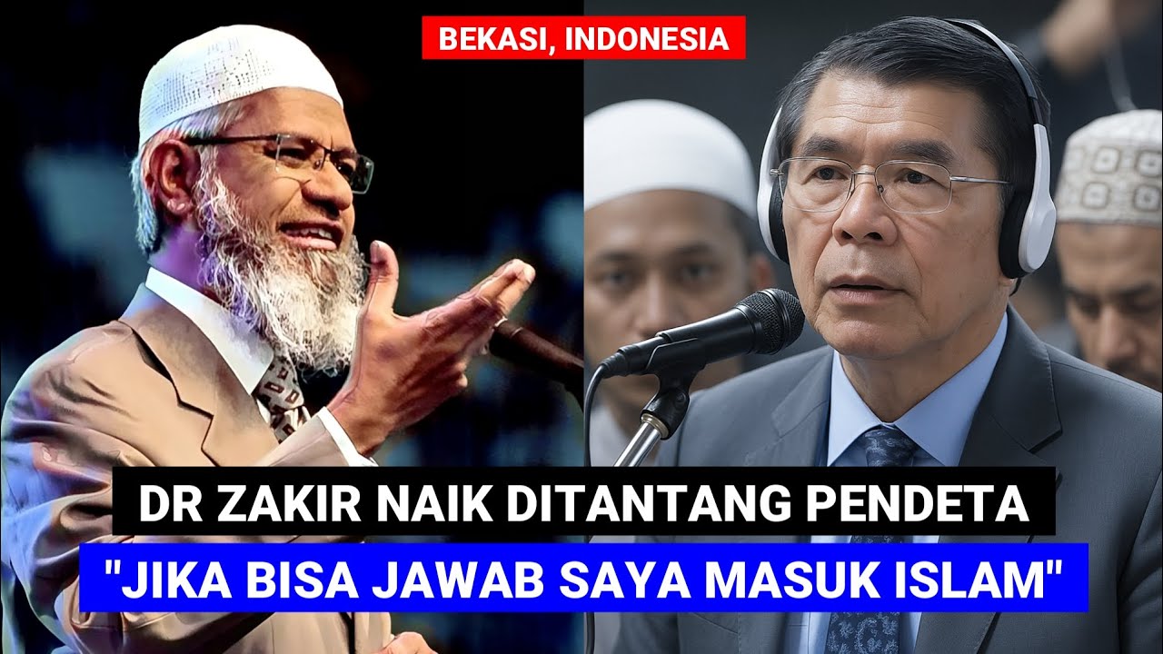 Zakir Naik vs Pendeta Dari Indonesia ( Zakir Naik In Indonesia )
