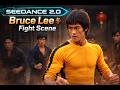 BRUCE LEE VS 10 Enemies 🔥 | KINOVI.AI 2.0 AI Fight Scene [[RE-SOUND 🔊👊]]