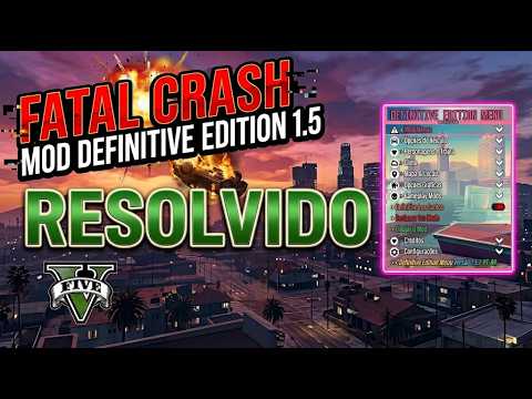 HOW TO FIX FATAL CRASH IN GTA V! (Definitive Edition 1.5 Mod)