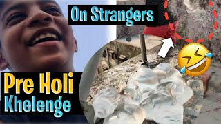Stranger&#39;s ke sath holi 🤣❤️😅 || Vlog - 82 || Mumbai || TejasVarmaVlogs
