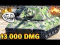 MILORD NA E-100 - 13 000 Uszkodzeń - World of Tanks