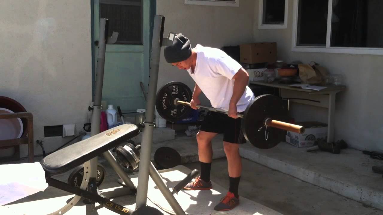 Barbell Bent Over Rows 135 lbs 21 Reps