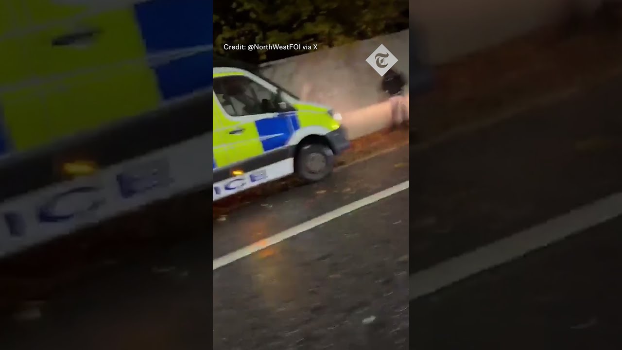 Manchester Police Caught Removing Posters Alleges To Show Hamas Hostages