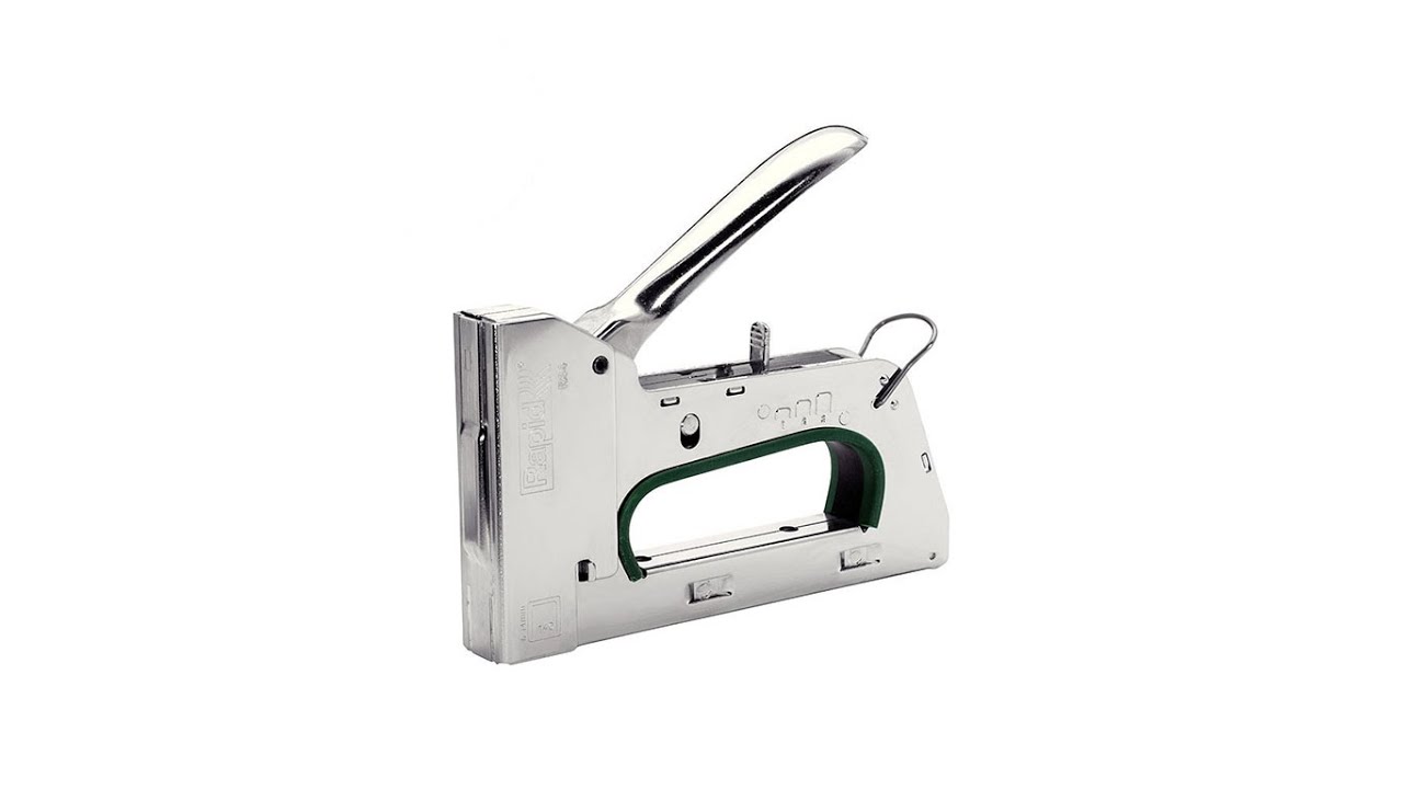 Capsator tacker Rapid PRO R34E, ajustare forta capsare in 3 trepte, capse