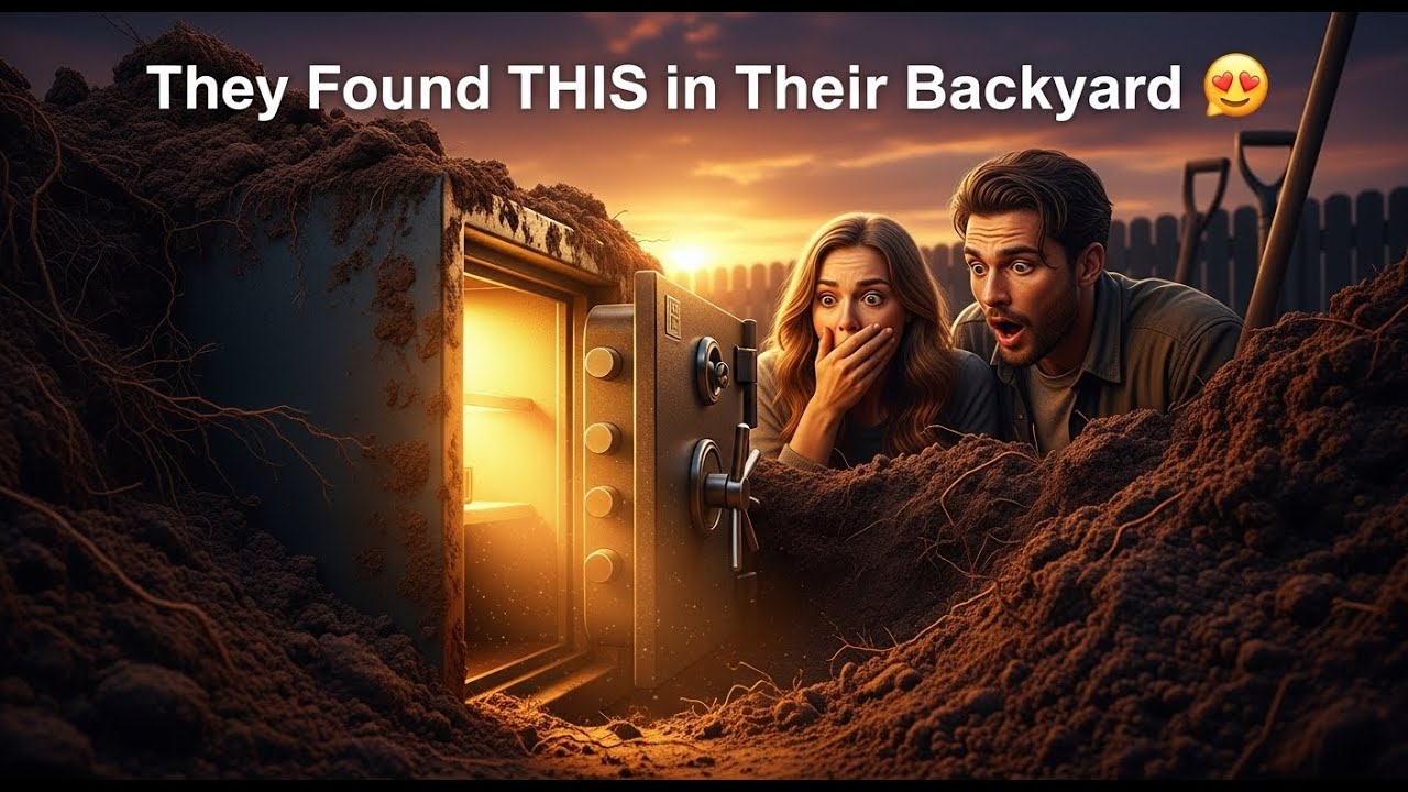 The Couple Who Found a Hidden Safe in Their Backyard 😱 - YouTube
