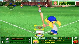 Backyard Baseball 2001 / Blue Melonheads / Season Mode / Hard - Game 9