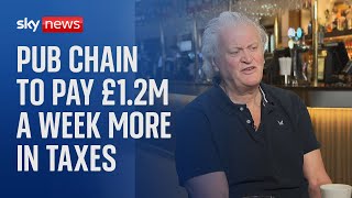 Celebrity Wetherspoons boss reveals pub chain's weekly tax bill Wealth