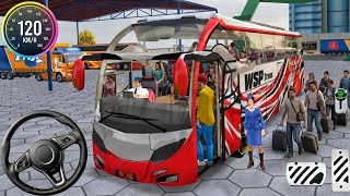New Public Transport Simulator Game - Fuel Station Stop Before Passenger Route! Android Gameplay screenshot 5